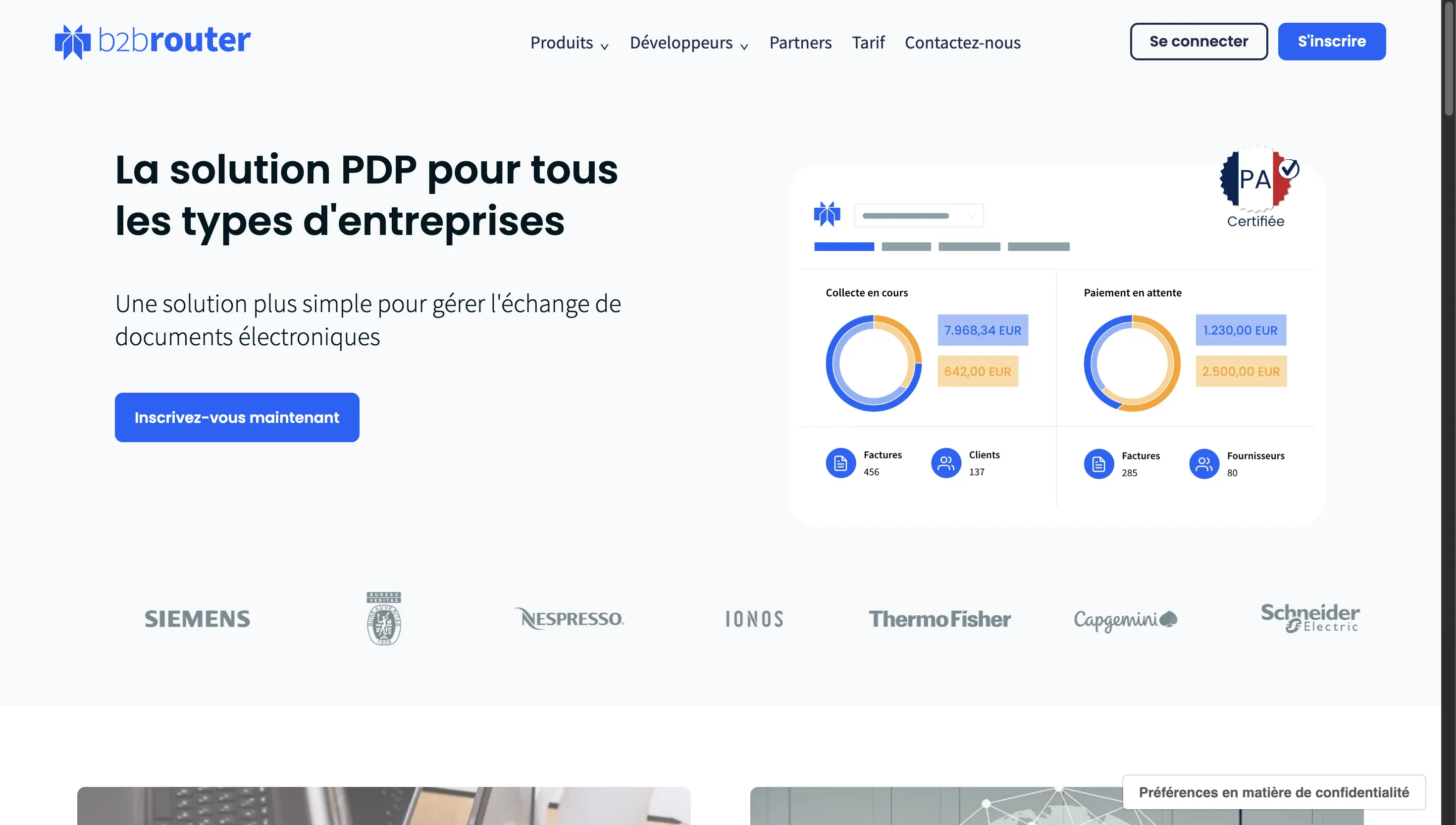 Interface de B2Brouter : austère mais efficace Interface de B2Brouter : austère mais efficace